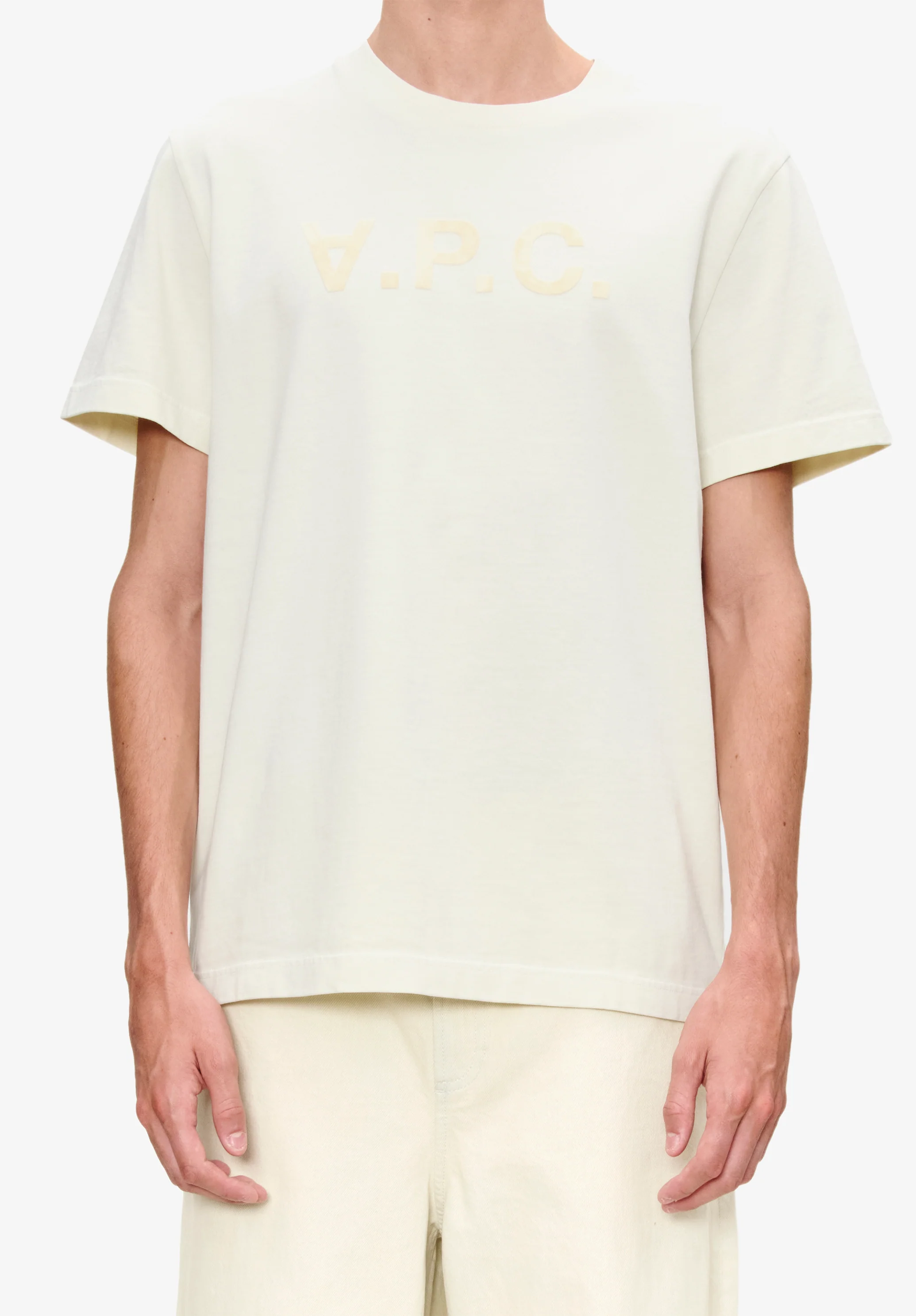 t-shirt standard grand vpc GOTS - Indigo delave/ecru