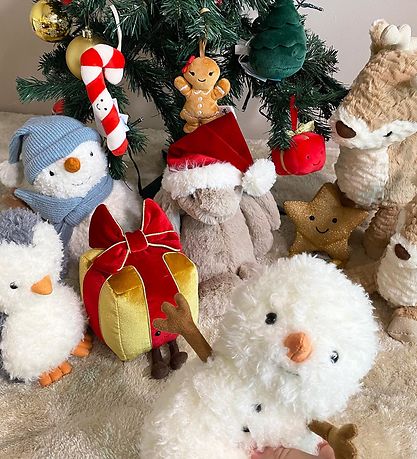 Jellycat Kuscheltier - 7x7 cm. - Festive Folly Present