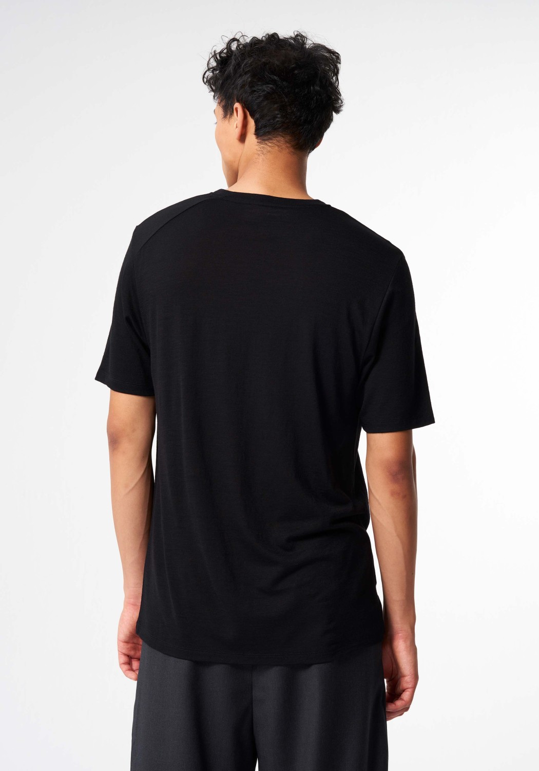 Pinqponq T-Shirt Merino Men Iconic Sheep Black