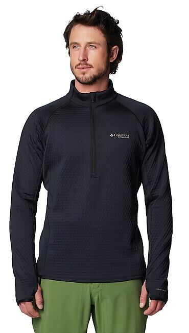 COLUMBIA - POLAIRE CRYSTAL LEAF OMNI HEAT HELIX HALF ZIP