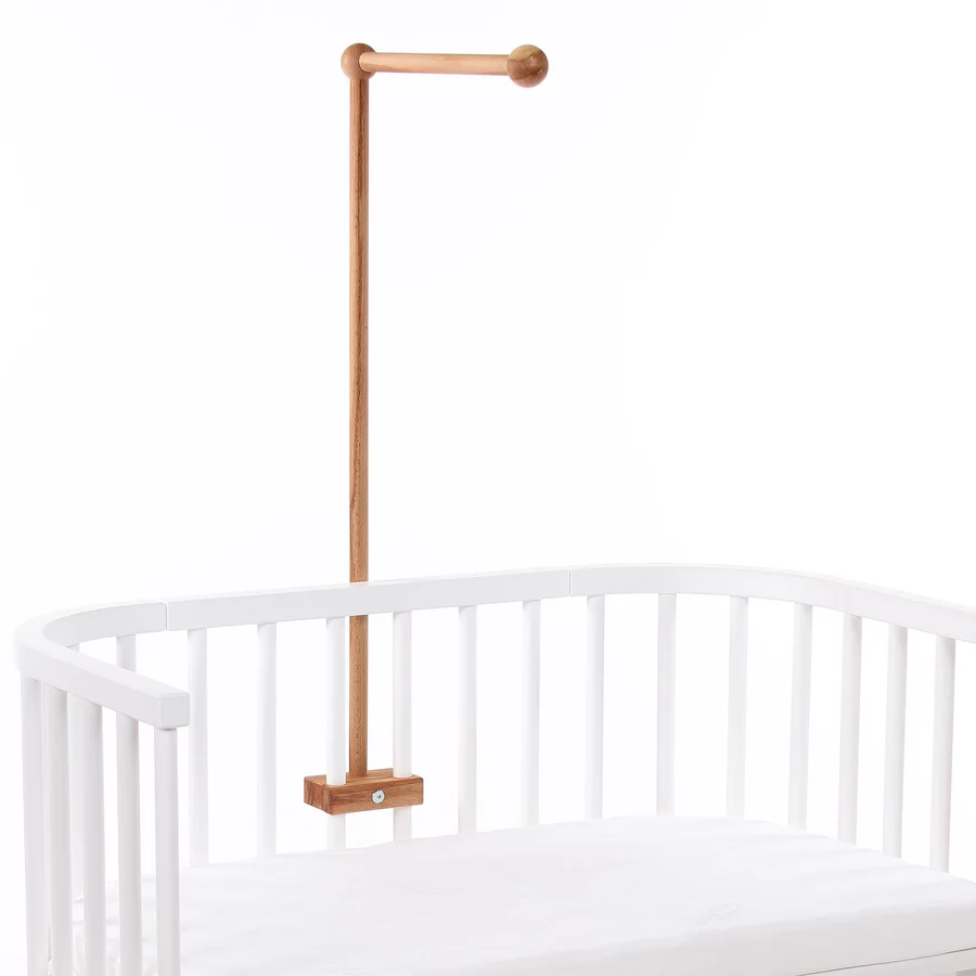 babybay® Mobilehalterung passend für alle Modelle mit Rundstäben Kernbuche geölt