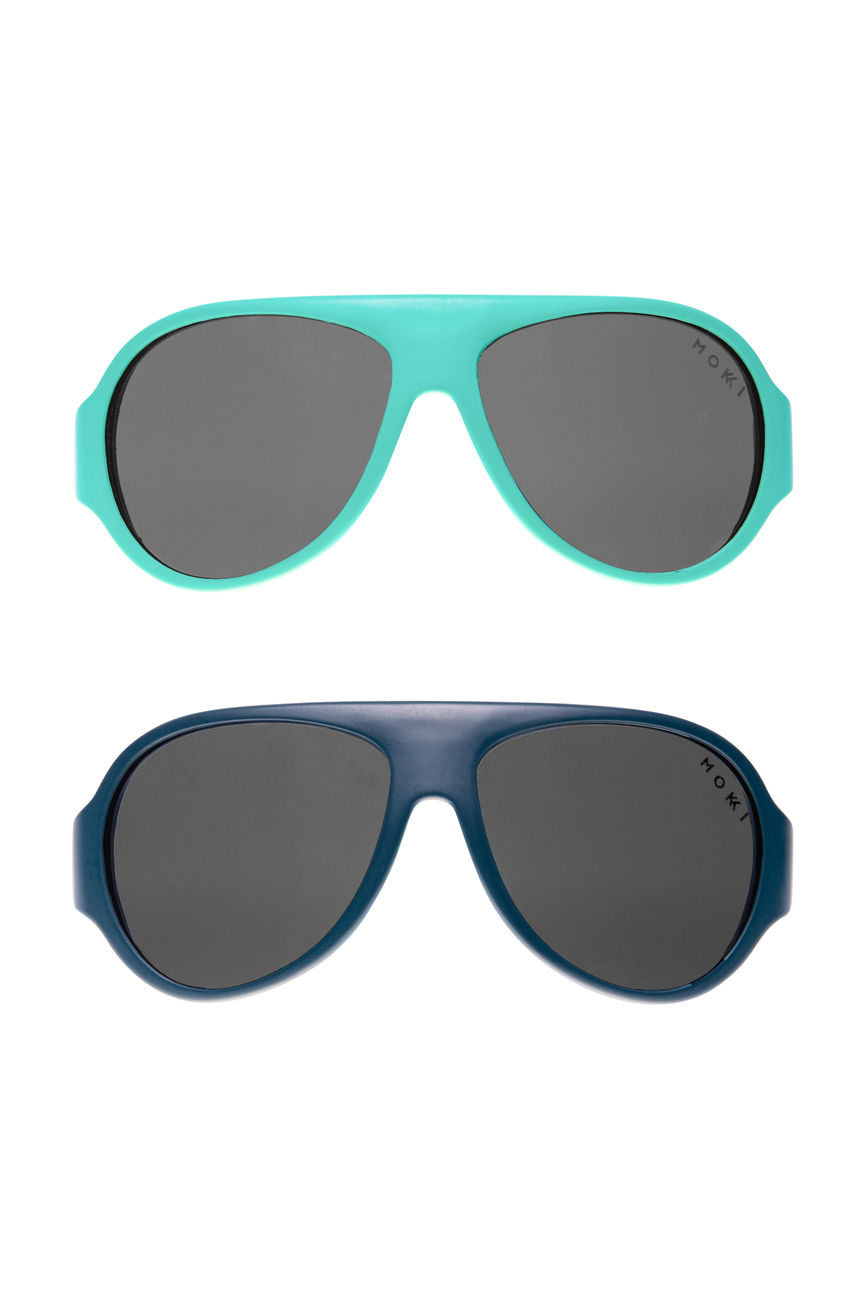 Mokki Click & Change solbrille til barn 2-5 år blå