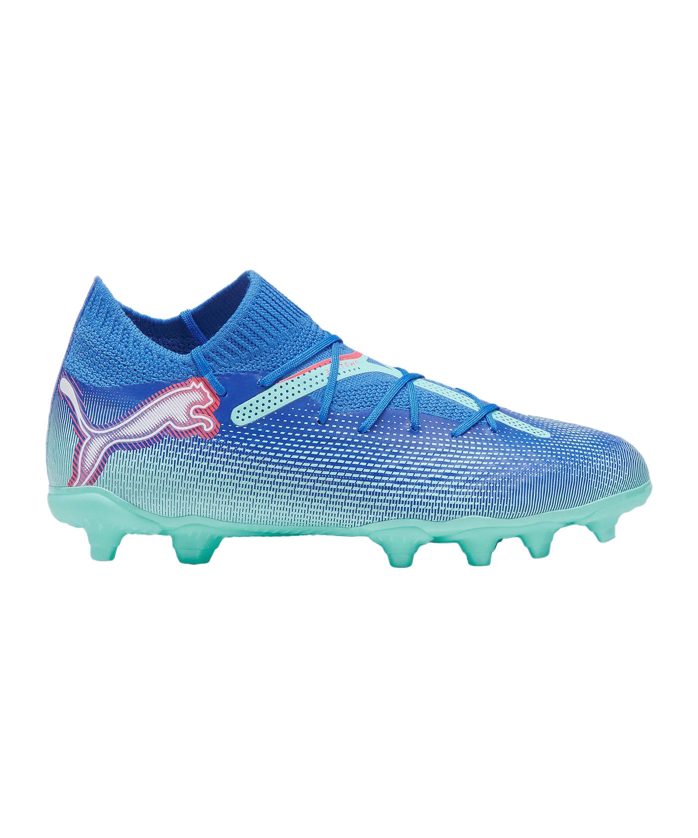 PUMA FUTURE 7 Pro FG/AG Formula Jr Kids Blau Weiss F01