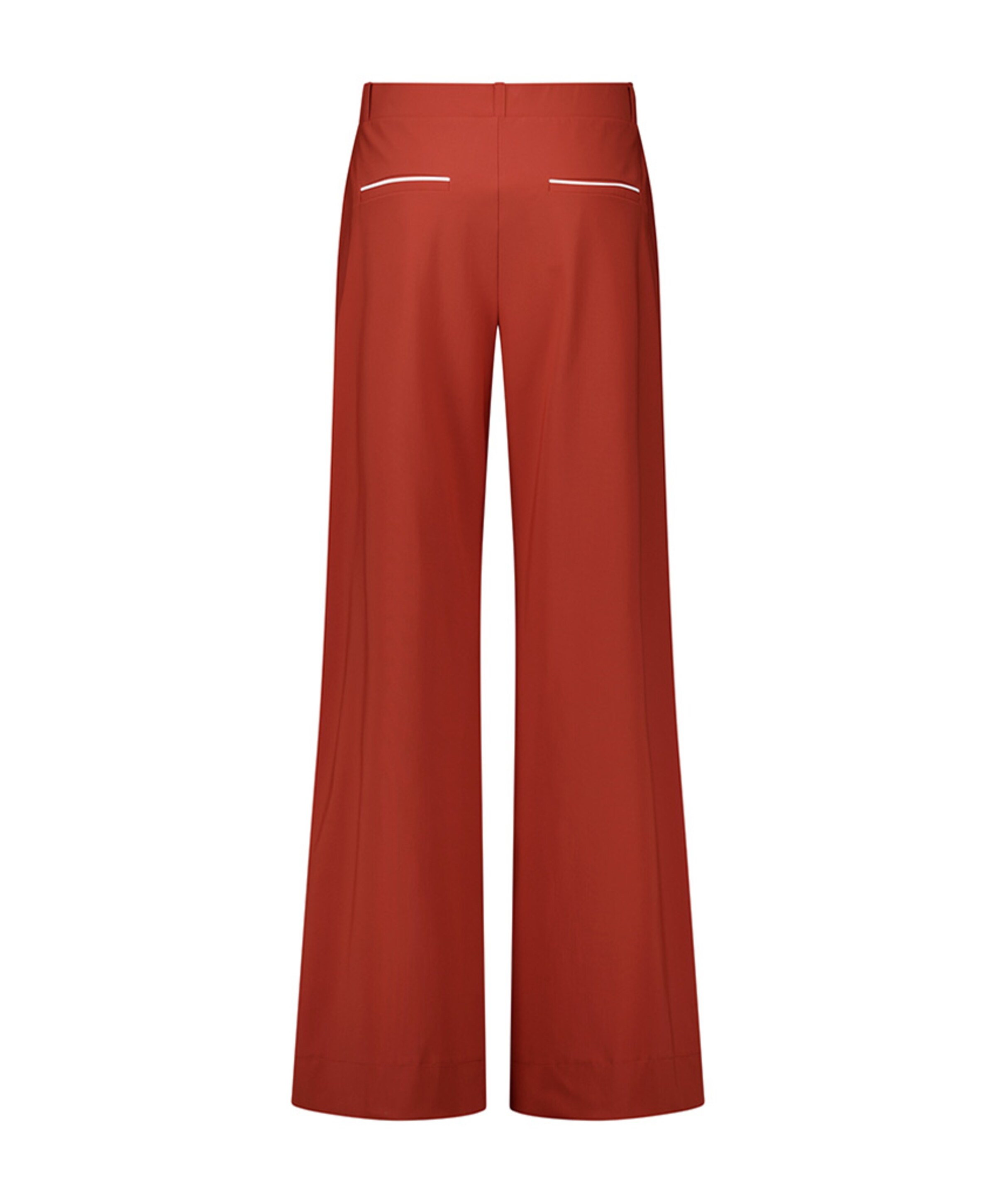 Studio Anneloes Lexie piping dames broek brique