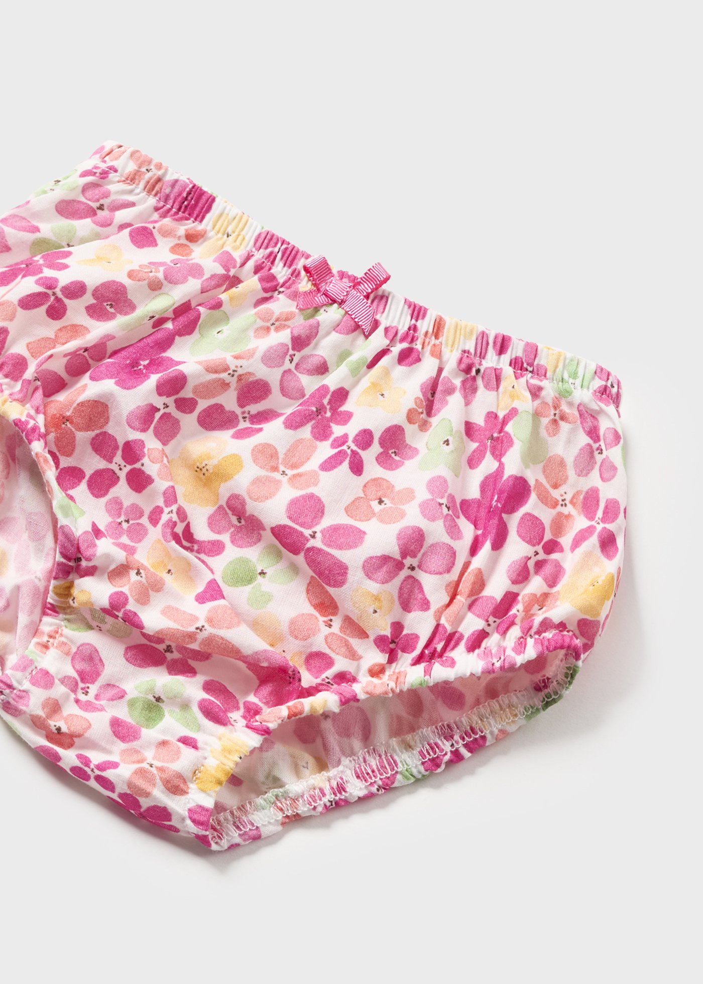 Vestido estampado com capa para fralda para recém-nascido