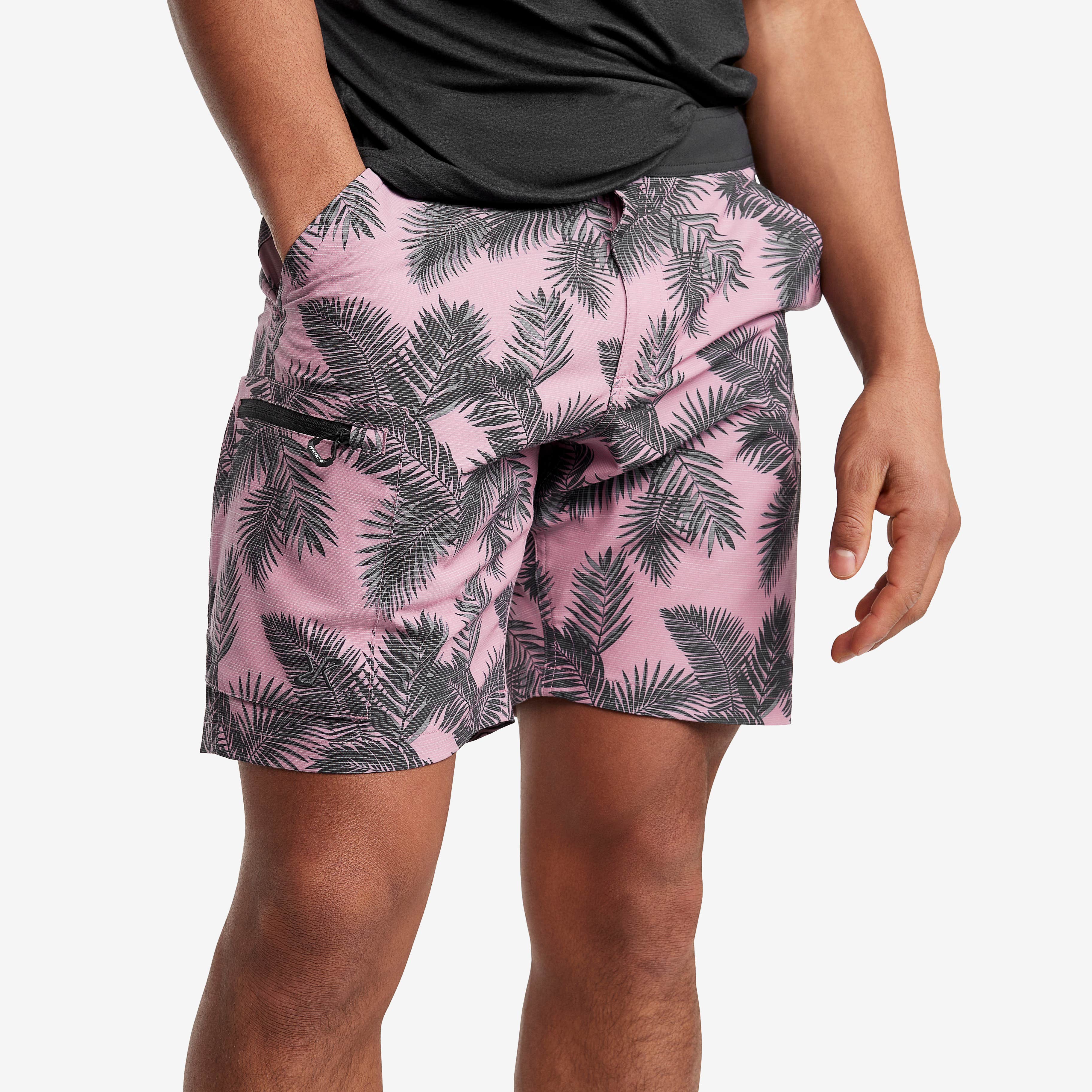 Boarderline Shorts Herre Mauve Palm