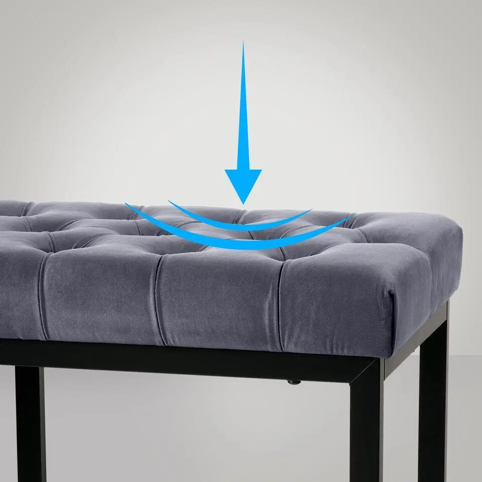 CLP 2-zits Bankje Polson 150 cm - grijs