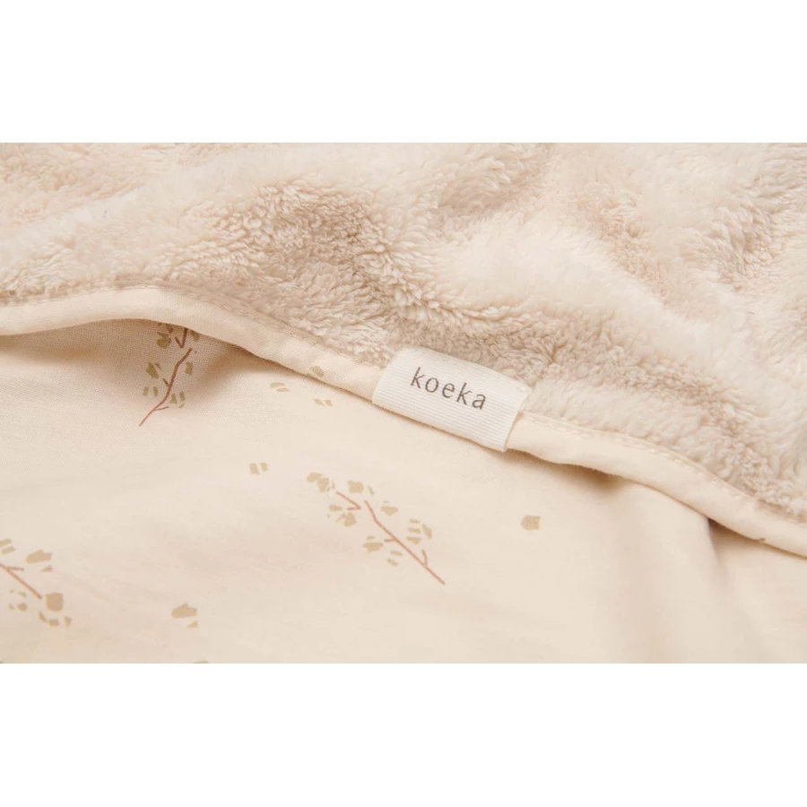 koeka Babydecke Plüsch reversible Coast Weiß