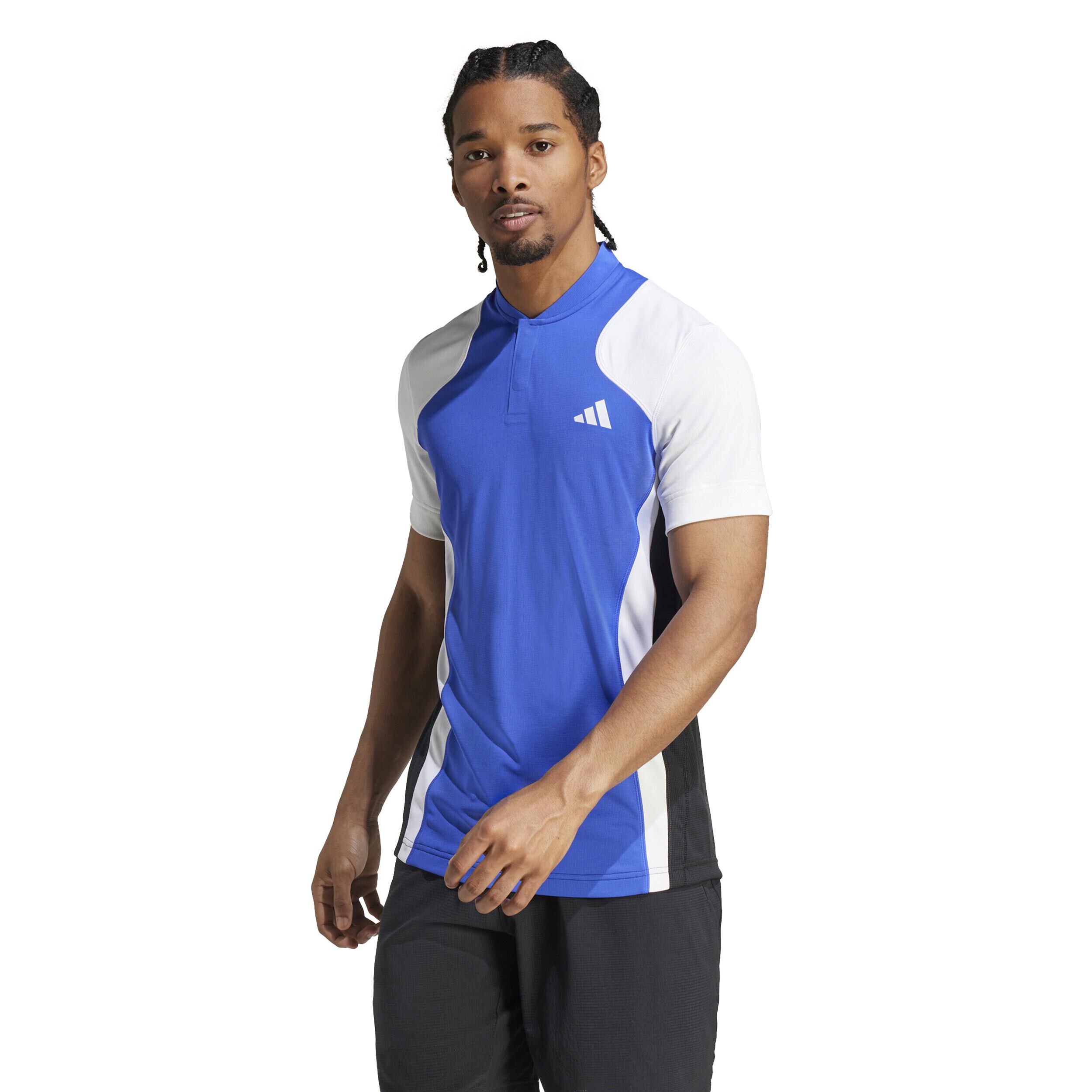 adidas Freelift FR Pro Polo Hommes - Bleu , Multicouleur