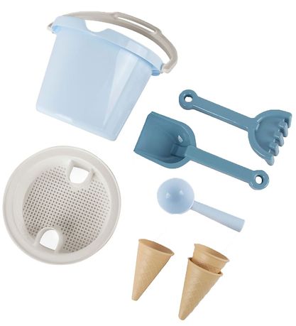 Dantoy Eimerset - 8 Teile - Thorbjørn - Blau