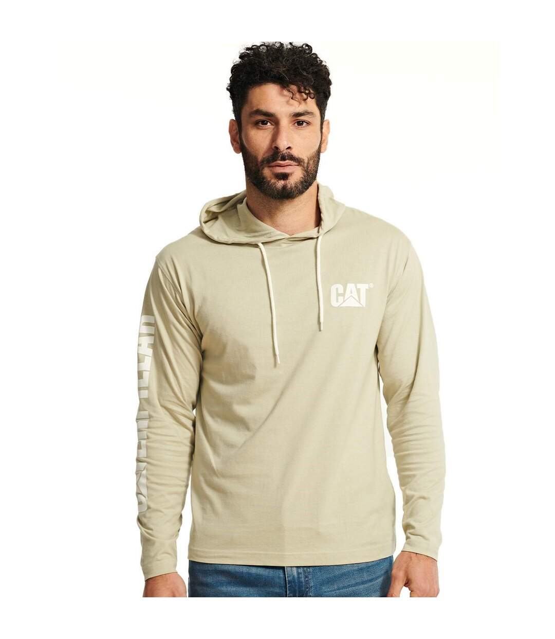 Caterpillar - T-shirt - Homme (Beige) - UTFS7885