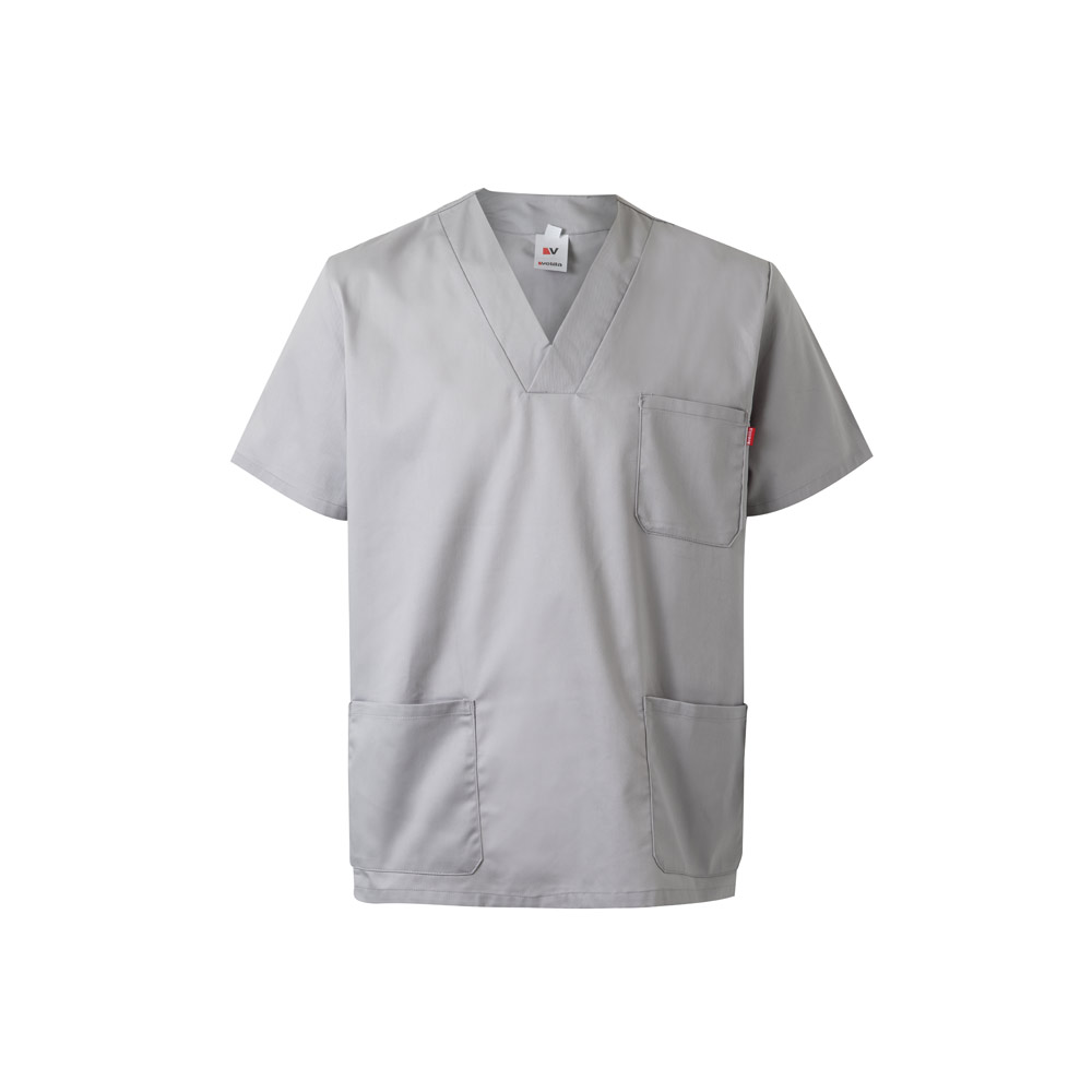 Velilla 36132 - Tunique en sergé (190g/m²) à manches courtes, en polyester (65%) et coton (35%)