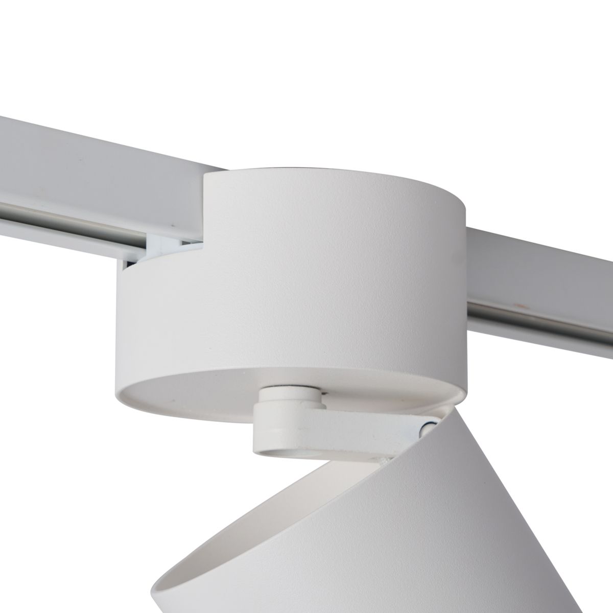 Moderne spot wit voor railsysteem 1-fase GU10 70mm - Iconic Roto