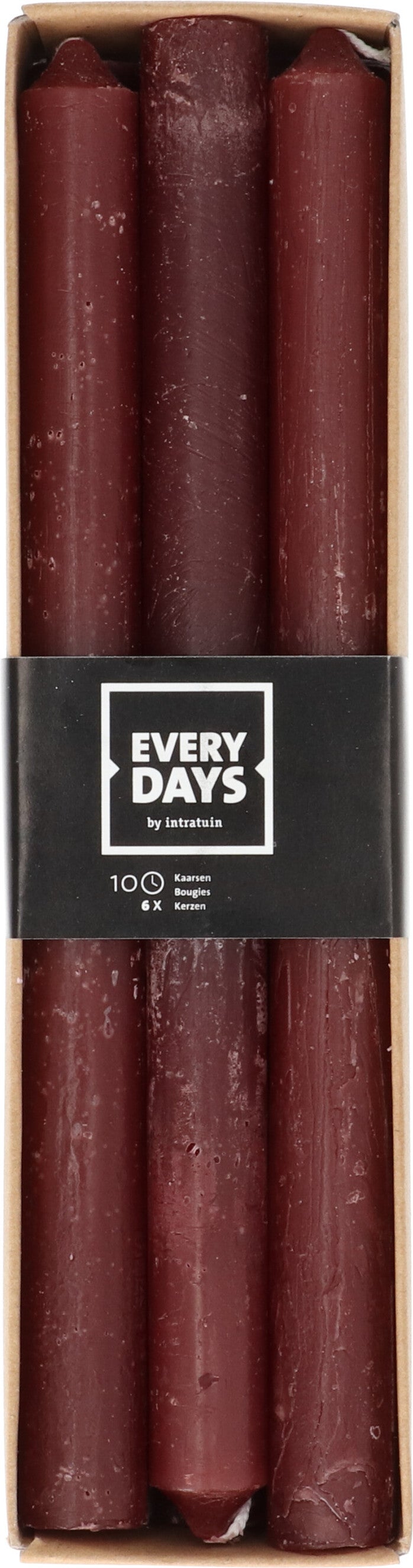 Everydays dinerkaars Rustic bruin 10 uur 6 stuks