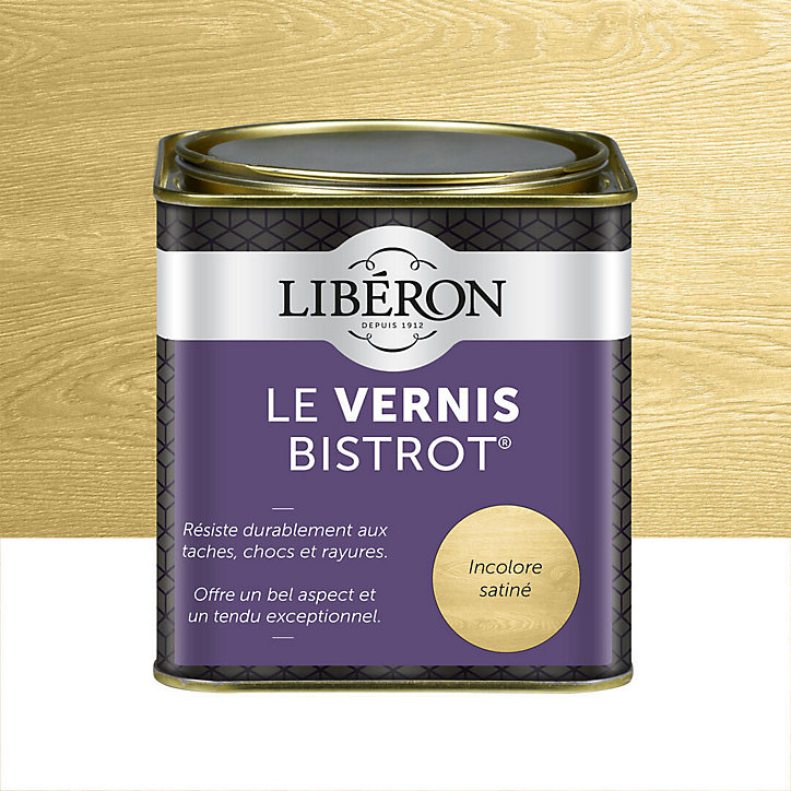 Vernis bistrot Libéron incolore satiné 500ml