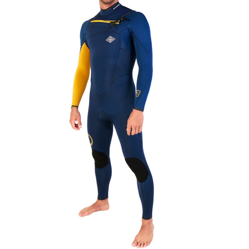 Combinaison Sooruz Fighter 3/2mm 2021 Chest Zip Navy - The Corner Shop