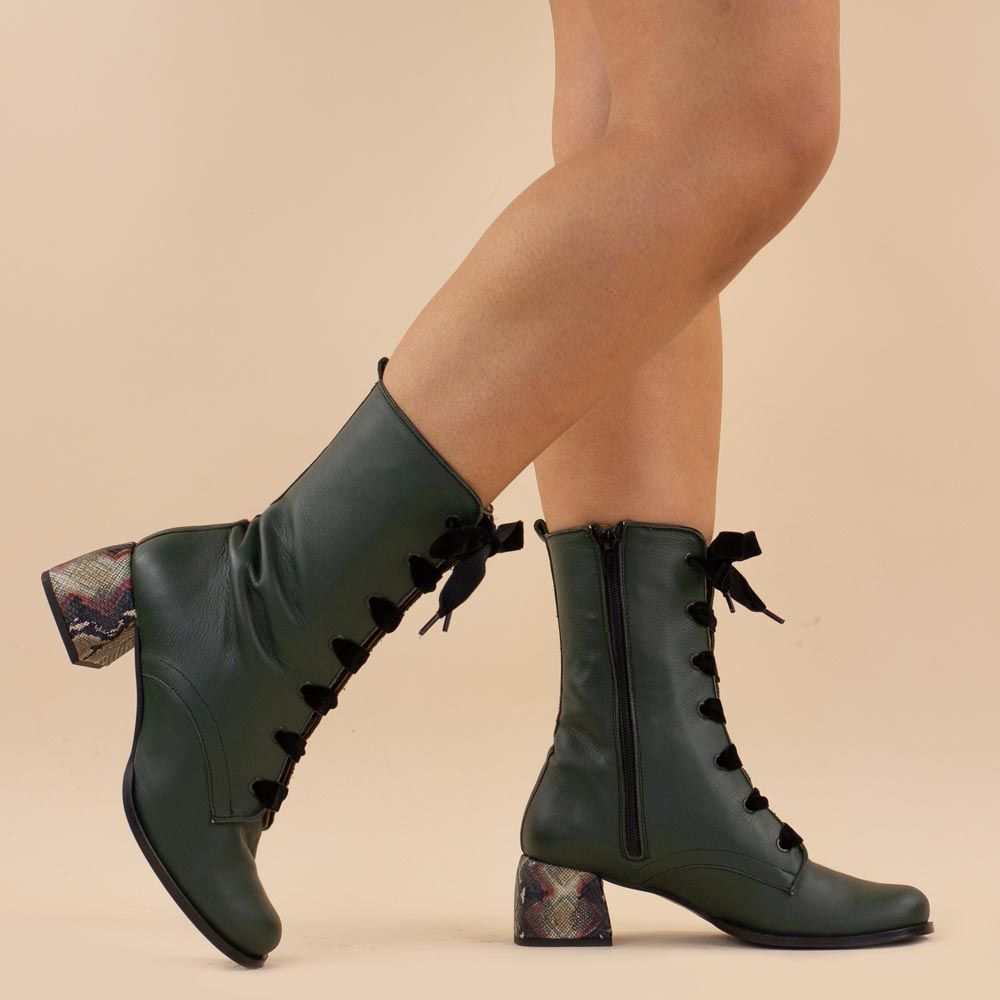 Nemonic 2337 retro shoes groen
