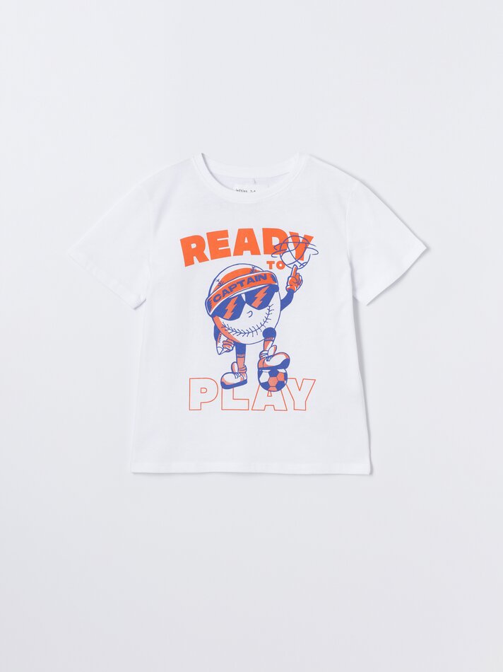 Conjunto de pijama estampado - Branco