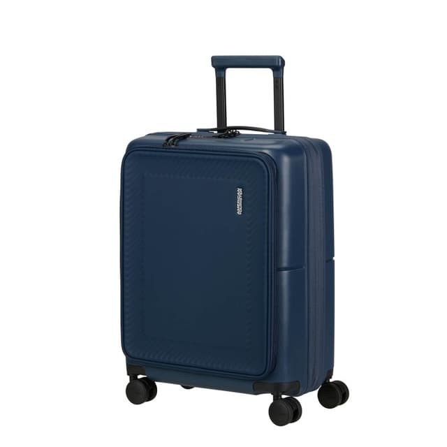 American Tourister Kabinekuffert DashPop Spinner 55/23 Front Pocket Laptop Midnight Blue