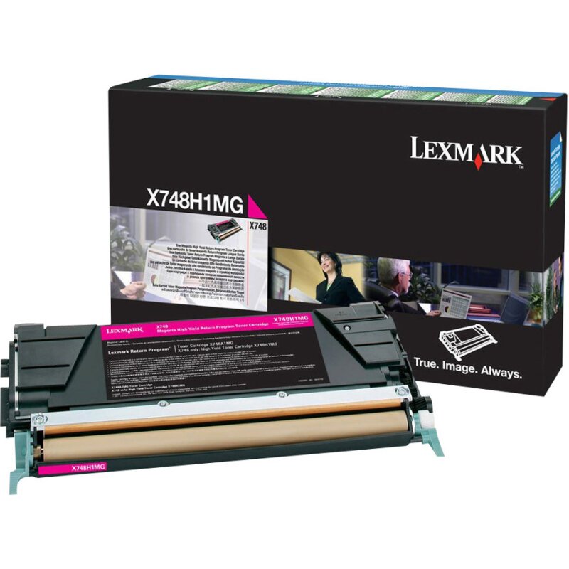 Lexmark X748H1MG Cartouche de toner 1 pièce(s) Original Magenta