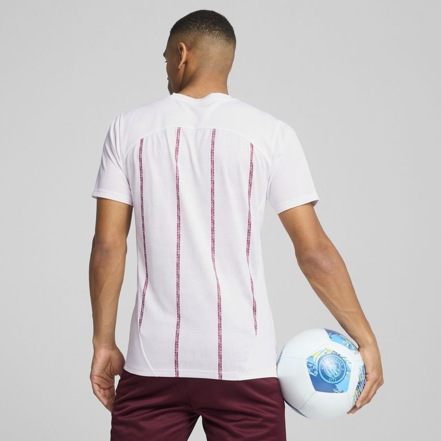 Manchester City T-shirt d'Entraînement Avant-Match - Blanc/Dark Jasper