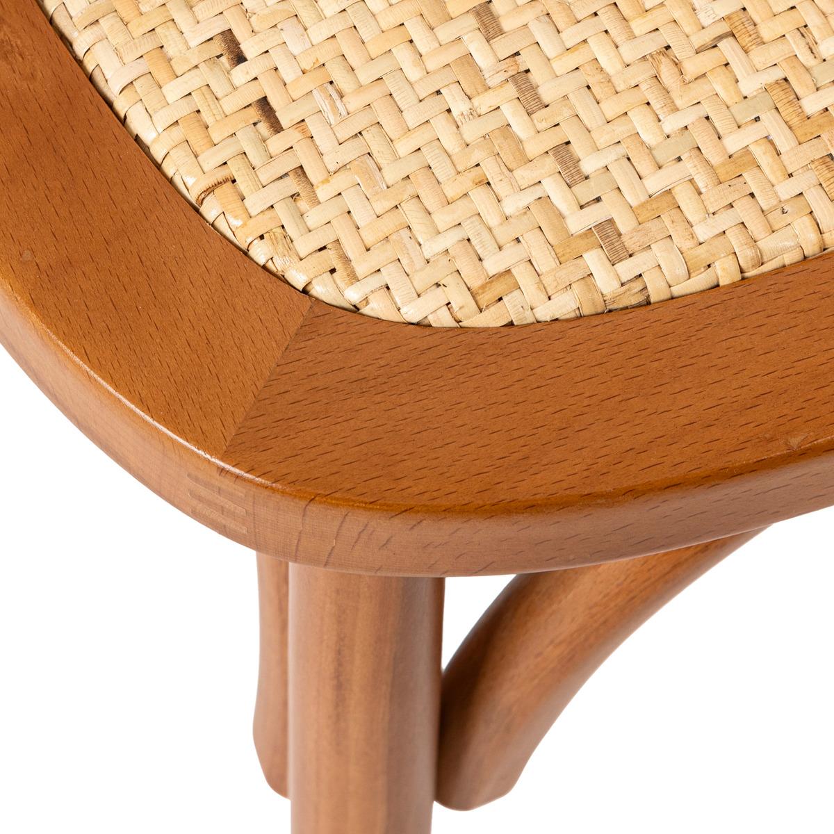 CHAISE BISTROT ISAK PIEDS HETRE MARRON