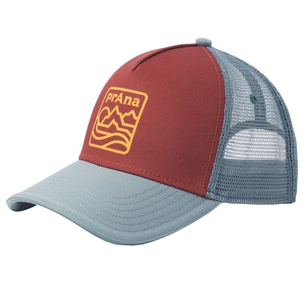Casquette PRANA LOWER PINES TRUCKER SMOKY BLUE PRANA BADGE