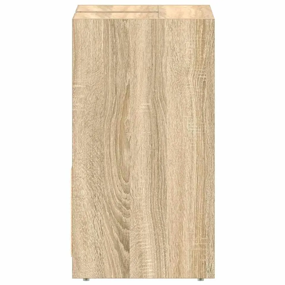vidaXL - Badkamerkast - Bruin - Bewerkt hout
