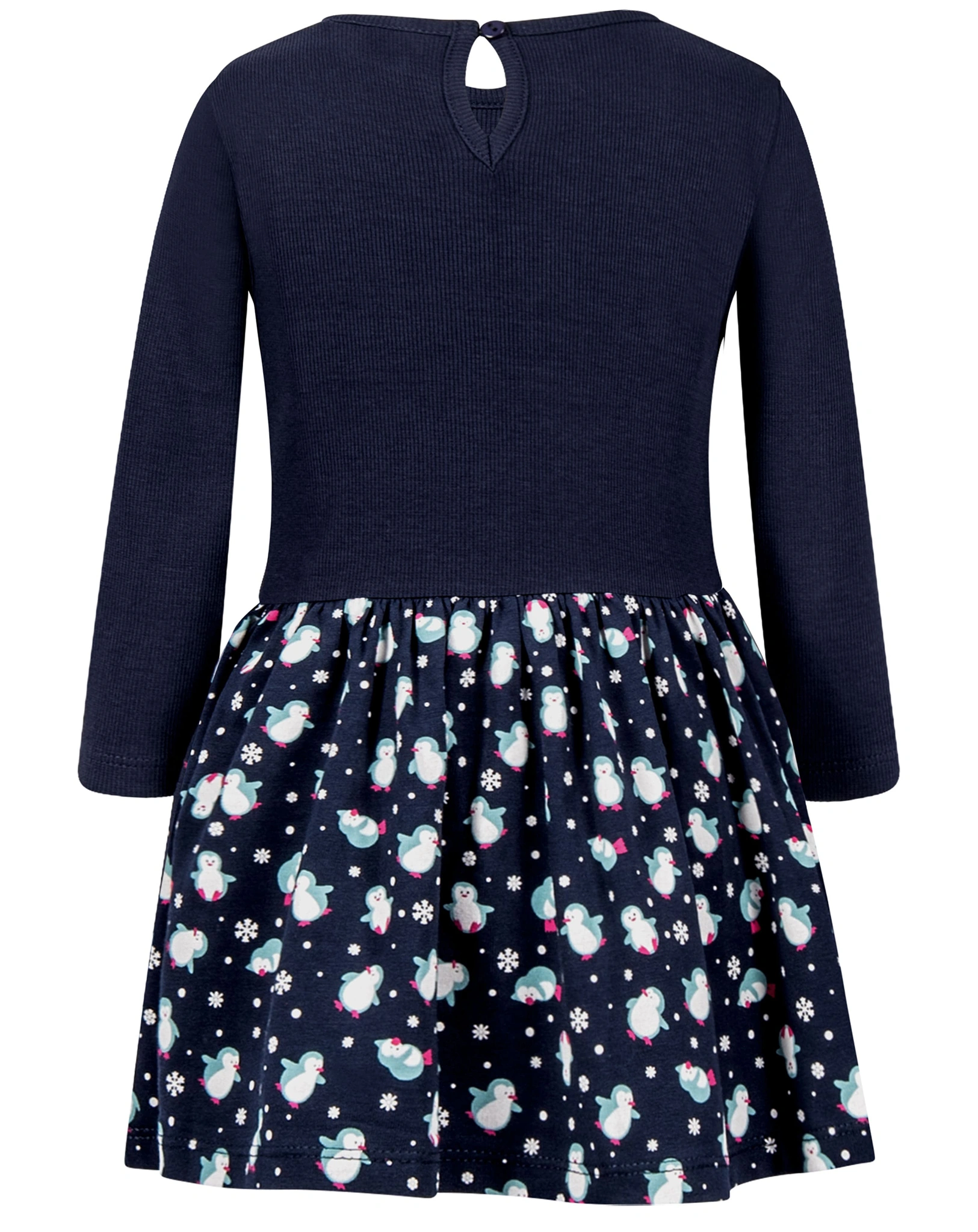 Langarmkleid HAPPY PENGUIN in navy