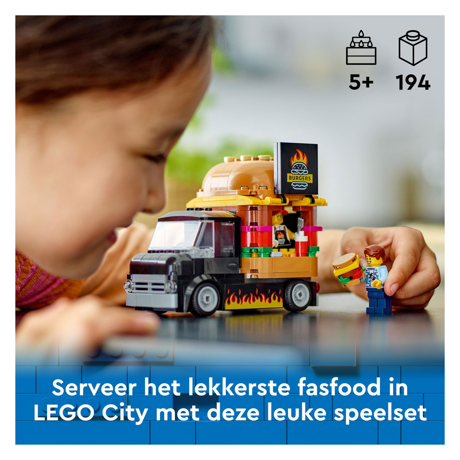 LEGO City 60404 Hamburgertruck
