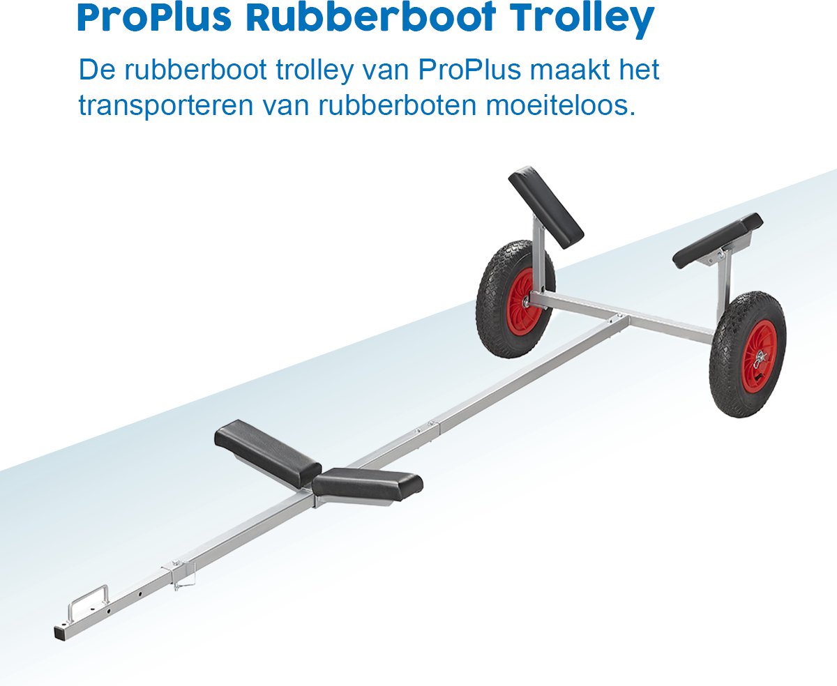 ProPlus rubberboot Trolley - draagstang 245-304 cm