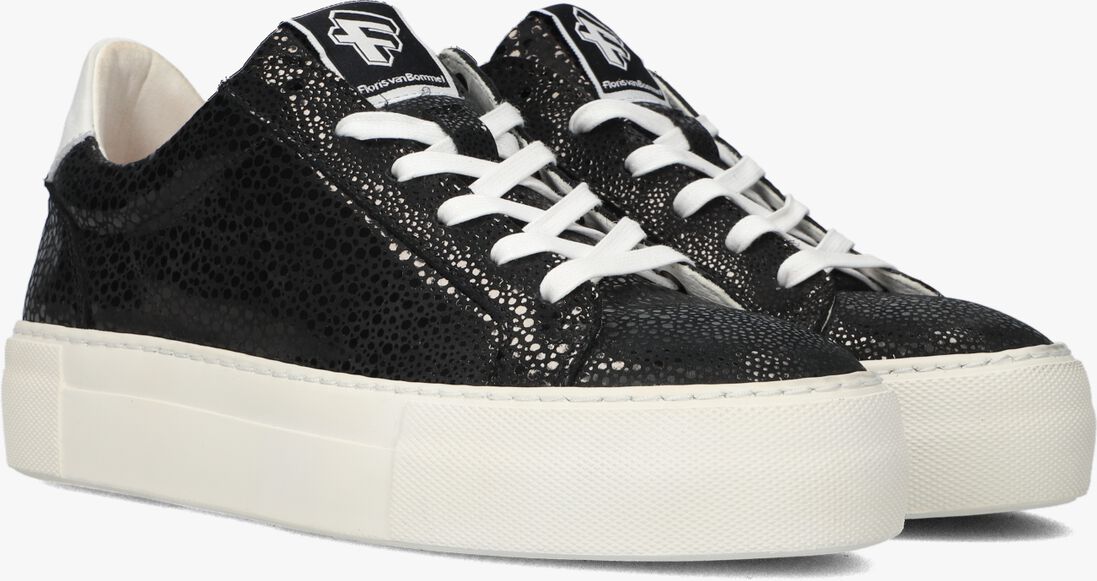 FLORIS VAN BOMMEL zwarte floris van bommel lage sneakers sfw-10059