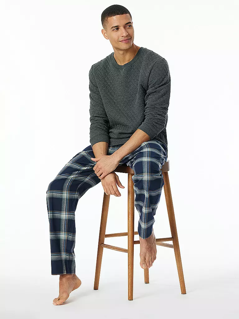 SCHIESSER Loungewear Sweater grau