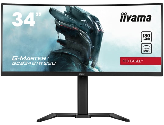 IIYAMA - Ecran PC Gamer 34 pouces incurvé G-Master Red eagle Incurvé 21:9 180Hz -GCB3481WQSU