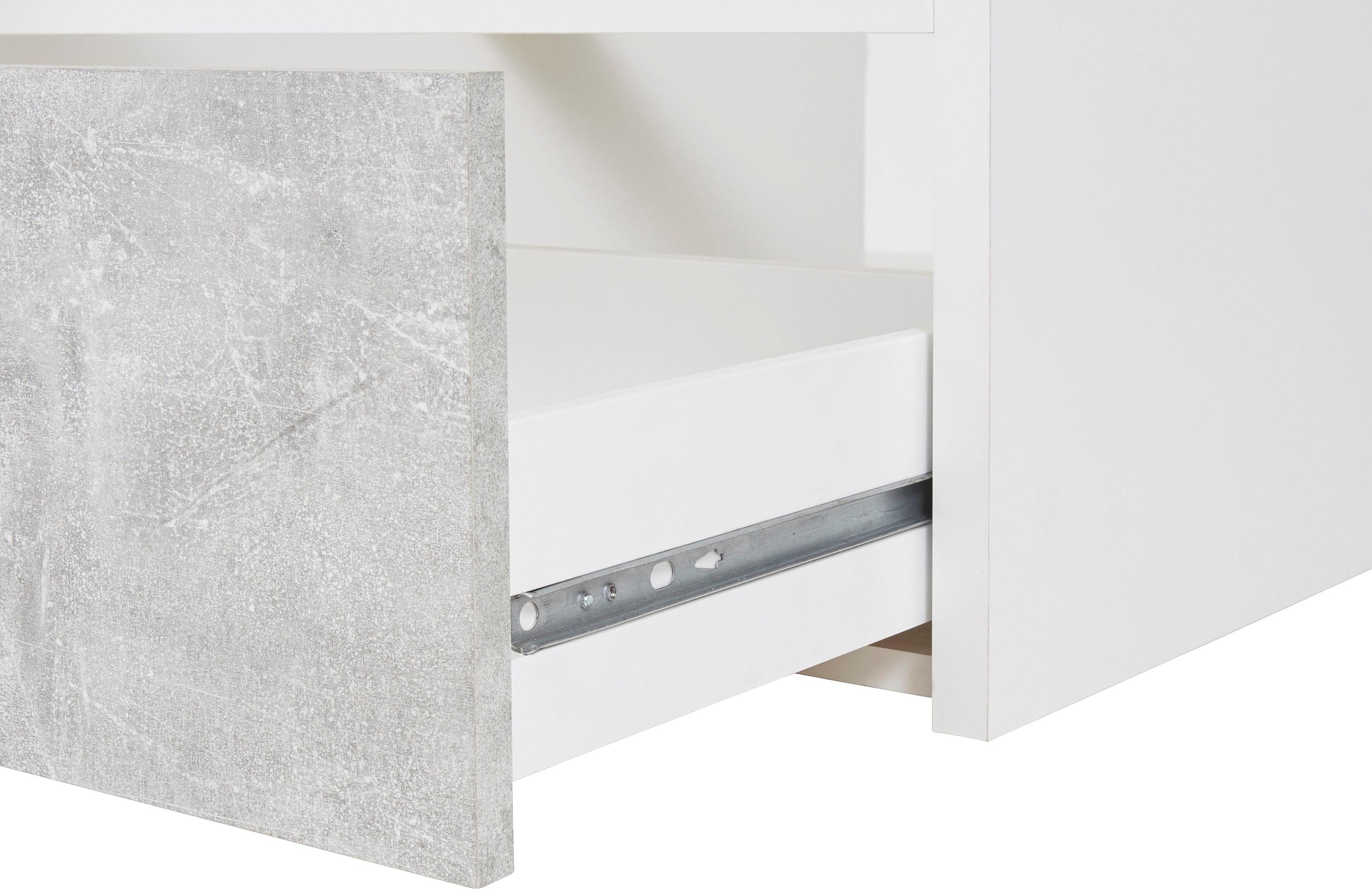 Begabino Hochbett »MAXI« mit 2 Liegeflächen, Kleiderschrank und Regalen