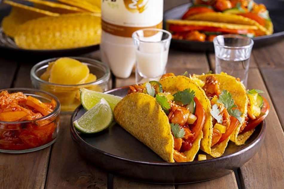 Taco’s met gochujang kip