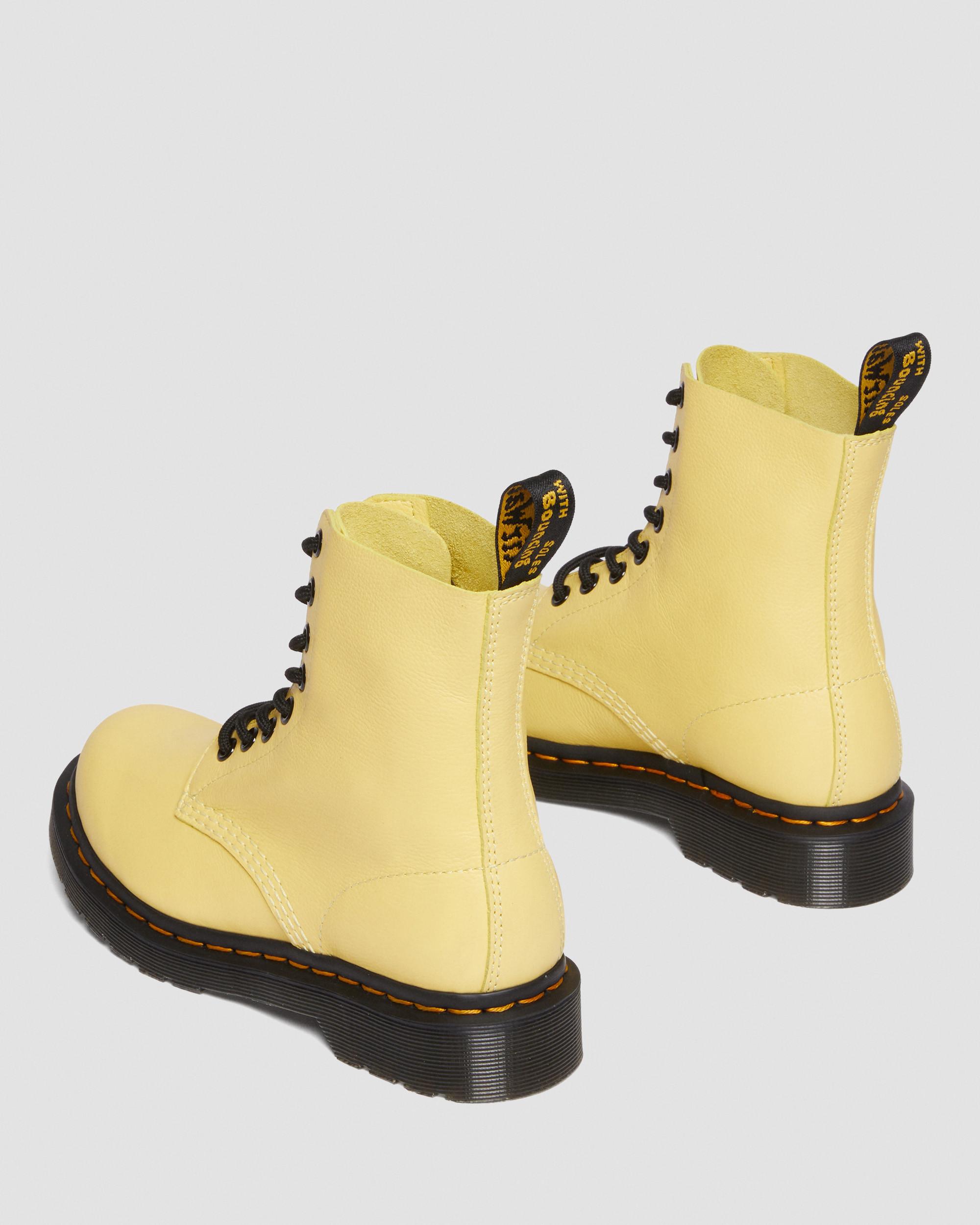 1460 Women's Pascal Black Eyelet Lace Up Boots
