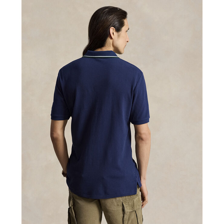 Polo Ralph Lauren Classic Fit Polo Bear Mesh Polo Shirt F24 newport navy vrsy bear