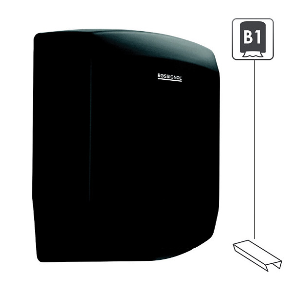 Distributeur essuie-mains - 600 feuilles - clara - gris manganese
