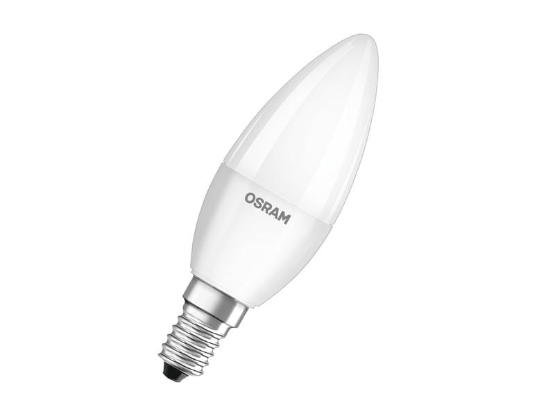 OSRAM LED PCR LAMPS WITH CLASSIC B 3.3W, E14, Warmweiss LED Lampen, klassische B Kolbenform aus recyceltem Plastik