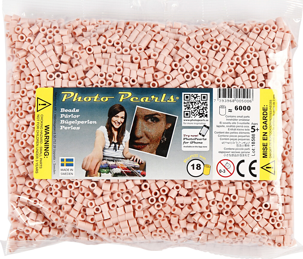 Photopearls - Medium - Rosa 18 - 6000 Stk. - Nabbi Fotoperler
