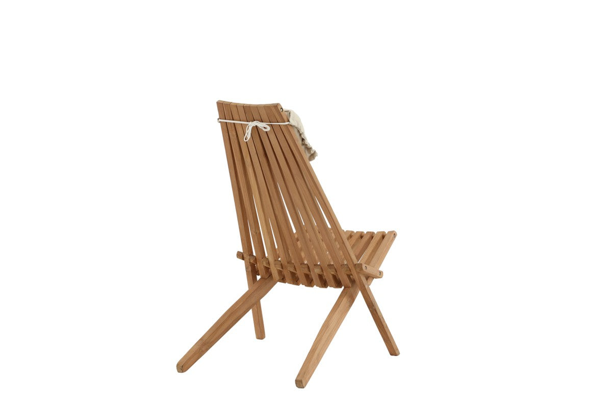Cream Tuin Loungestoel - Naturel Hout