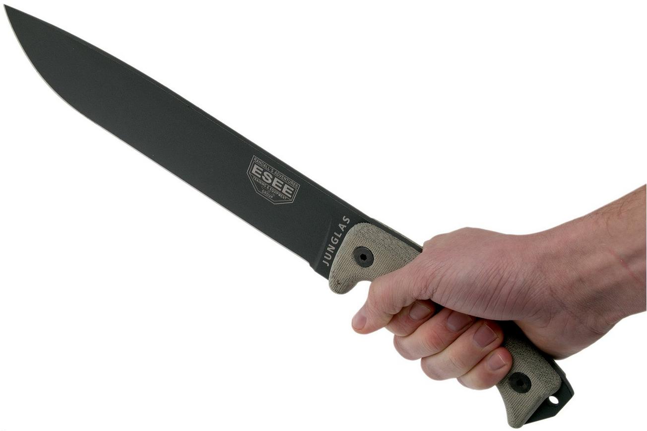 ESEE Junglas Tactical Gunsmoke survivalmes kydex schede   MOLLE-back