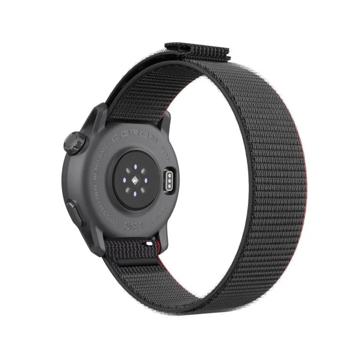 Coros Unisex Tilbehør til ure/armbånd Pace 3 (Nylon Band) Sort