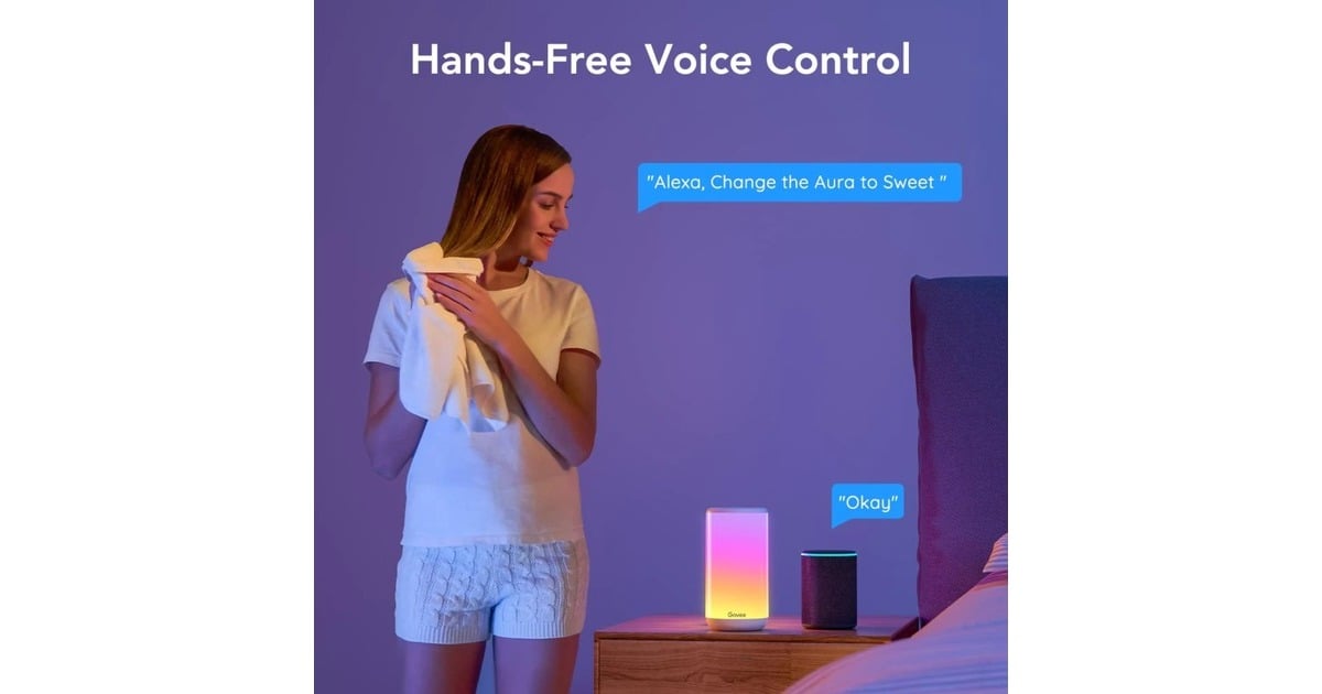 GoveeH6052 Aura Slimme Tafellamp sfeerverlichting  (RGBIC, Wifi)