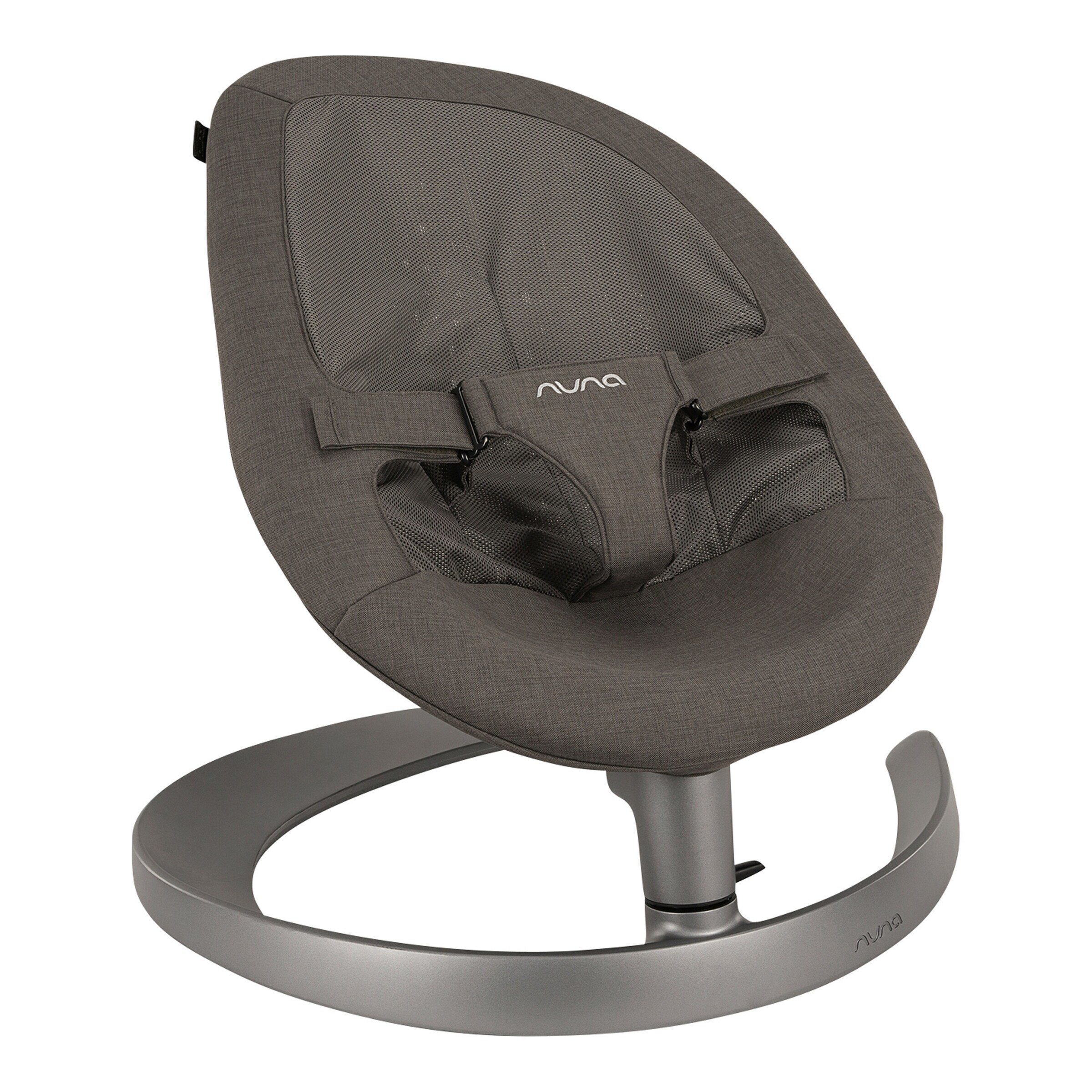 Nuna Babywippe Leaf Grow grau / Granite