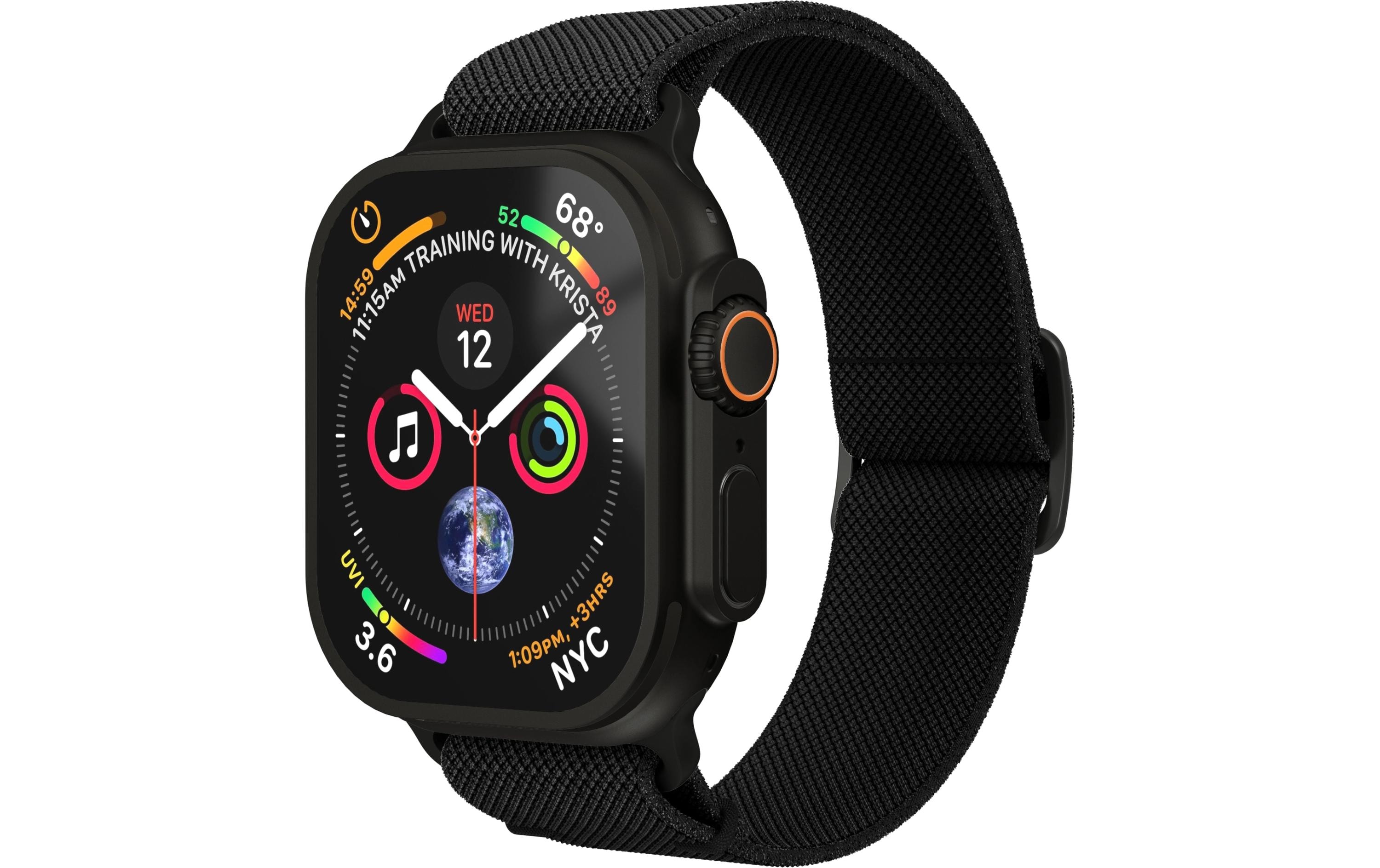 Armband Classic Nylon Loop Apple Watch 40/41/42 mm BlackArmband für Apple Watch 40/41/42 mm