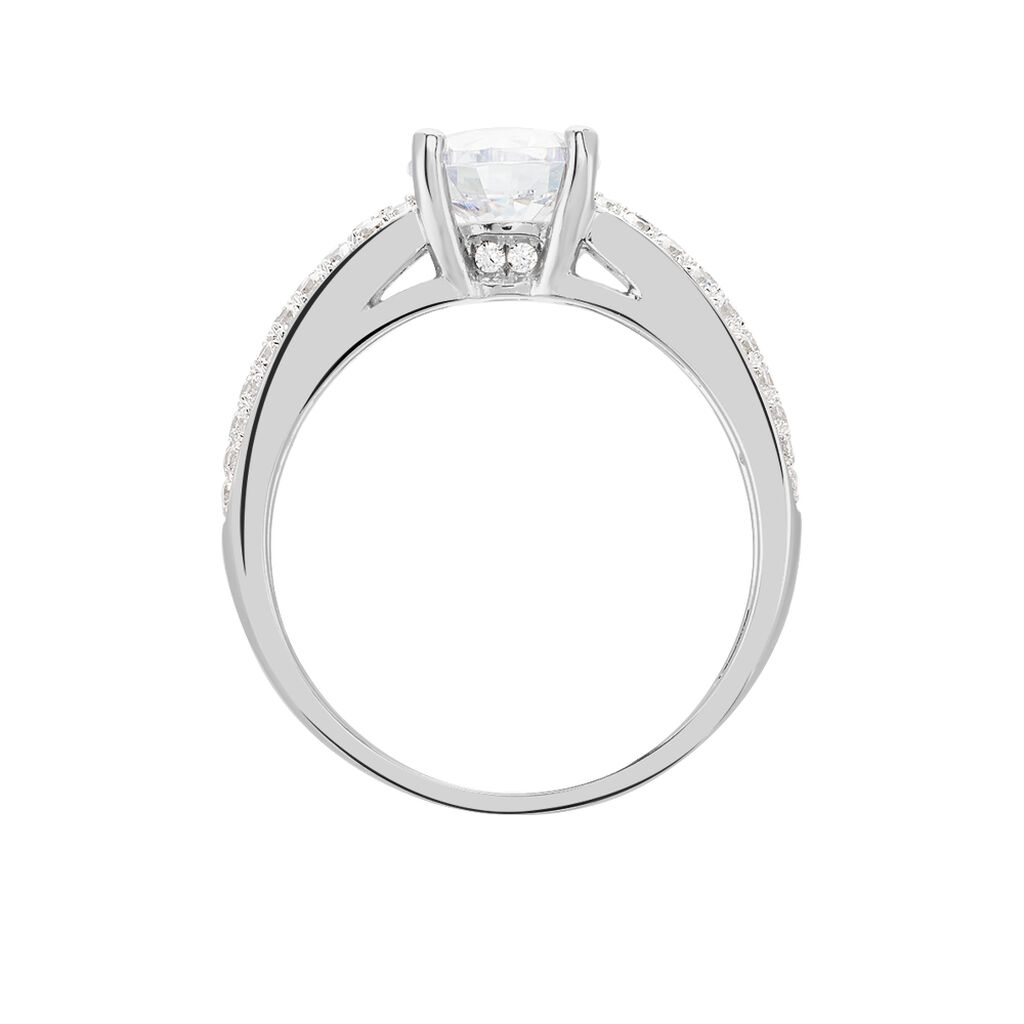 Bague Marilyn Argent Blanc Oxyde De Zirconium