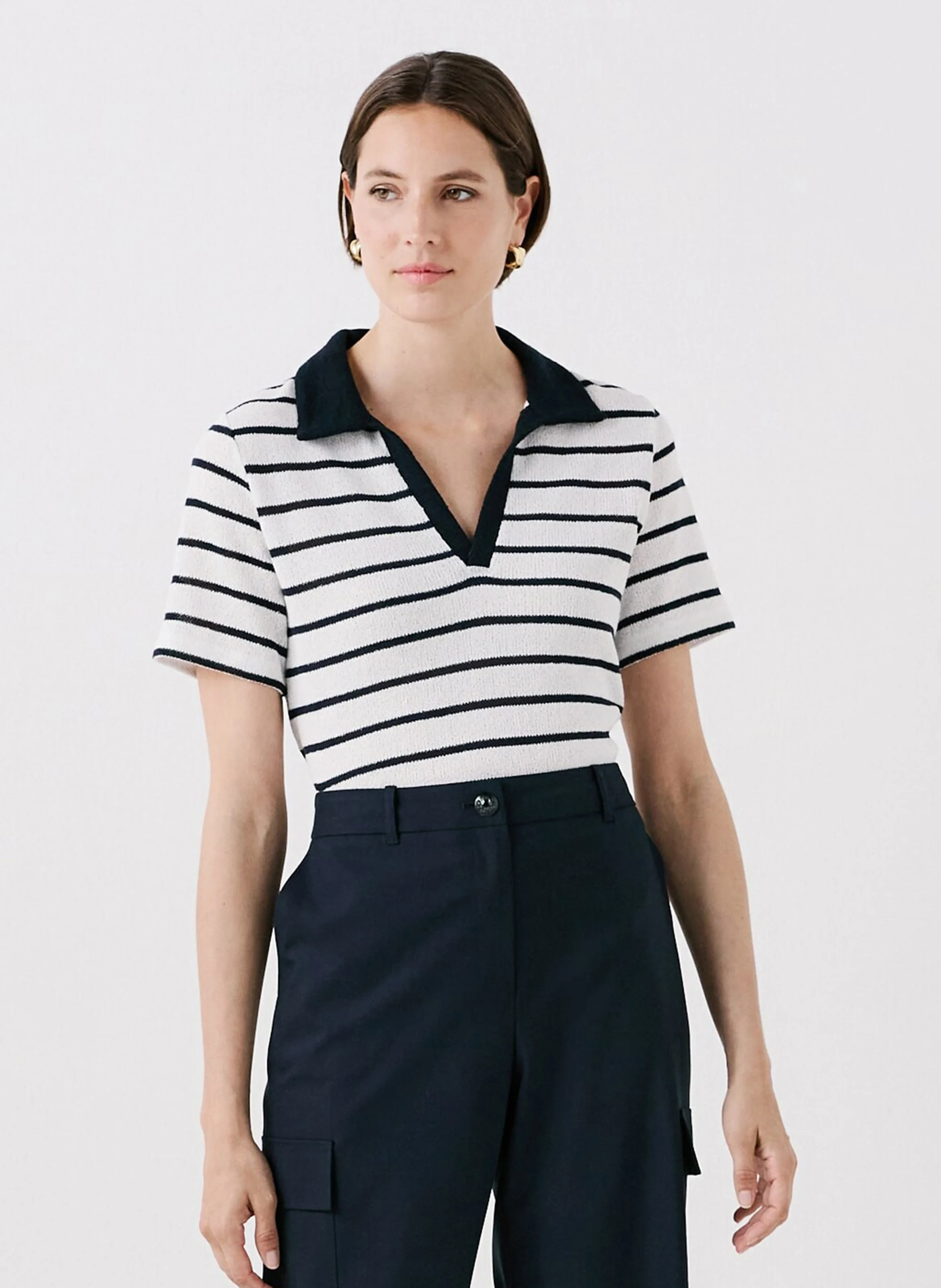 PORTORICO - Pantalon droit | Bleu