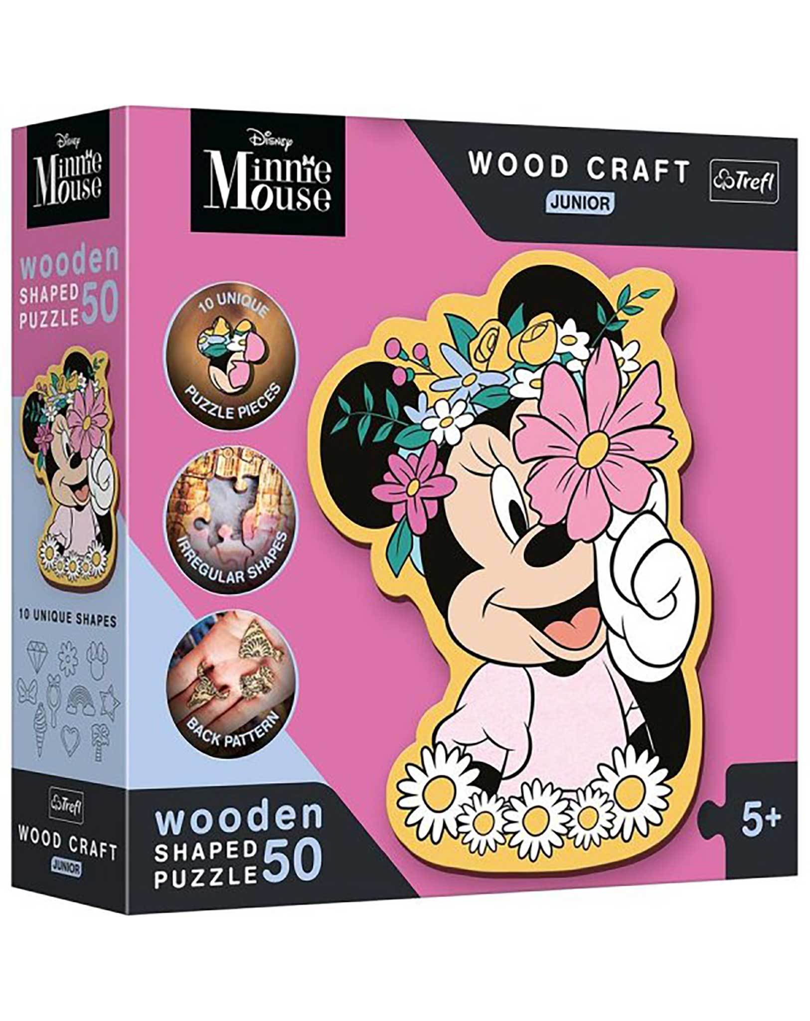 Holz Puzzle Junior 50   - Minnie Maus